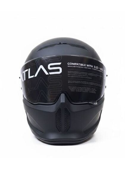 GÜMRÜK BEY Ruroc Atlas 3.0 Matte Black L-XL Kapalı Motorsiklet