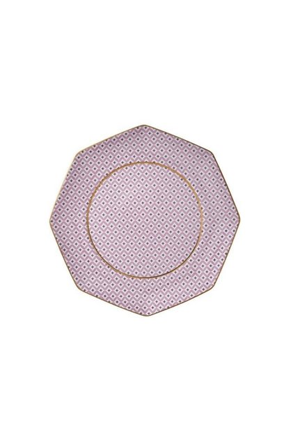 Regency Damask - Breakfast Plate 21 cm Pink
