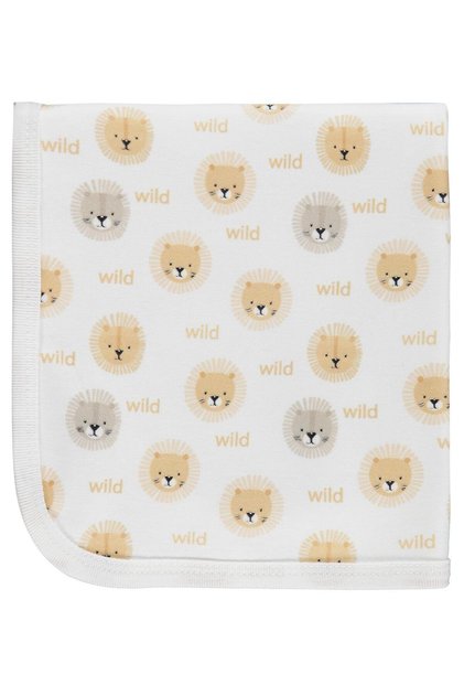 Bear Wild Empirme 80X90 Blanket - Ecru