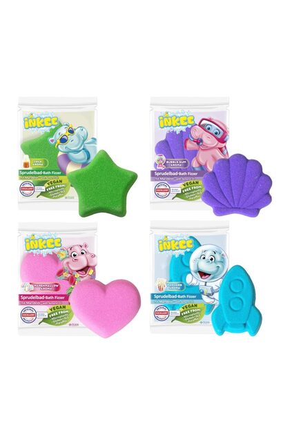 Tablete efervescente pentru baie Inkee diverse modele