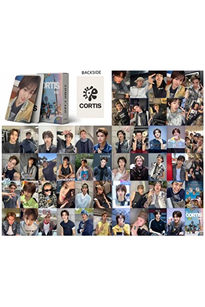 Kpop Dünyasi CORTIS ''GO ! '' Çift Yön Baskılı Lomo Card Seti (55