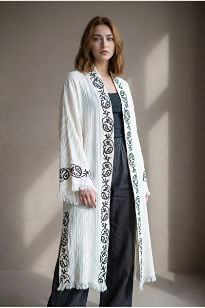 Florentia Bamboo Kimono Robe- Lightweight. Handmade in Turkey