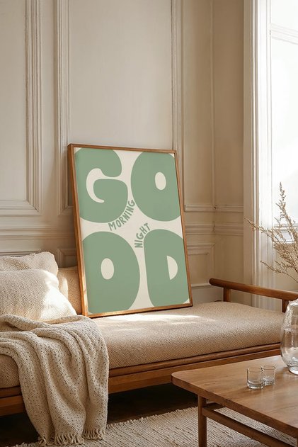 Tek Parça Ahşap Çerçeveli Tablo TK3296