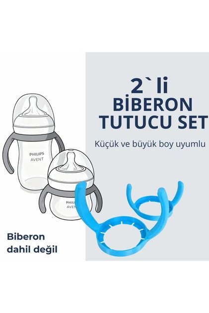Bebek Desteği Biberon Tutacağı 2’li Set – Ergonomik Biberon Tutucu Aparat