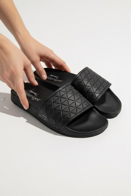 Unisex Garden Beach Pool Home Work Black Summer Slippers