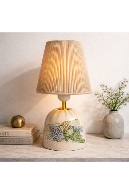 pazar akşamı huzuru ilhamlı dekoratif abajur