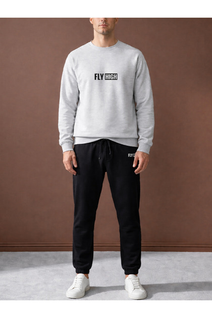 Livo Men's Tracksuit Set / Casual Sports Combination / Basic Street Style