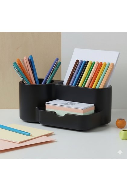 3 Bölmeli Masaüstü Organizer