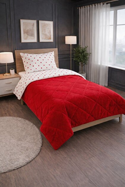 Lightnight Cotton Wellsoft Single Reversible Duvet + Pillowcase Set