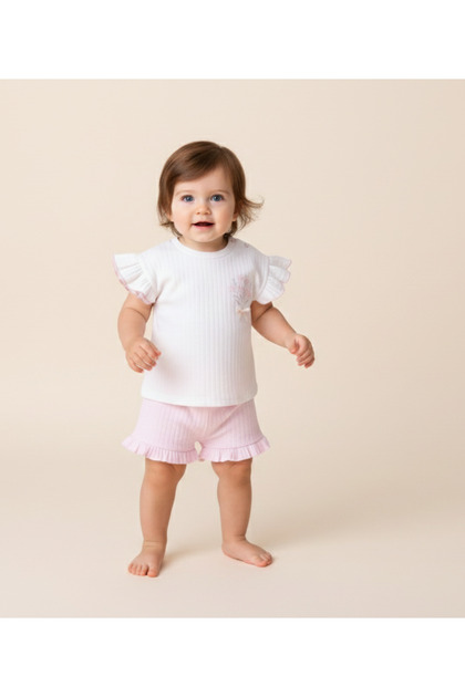 Floral Printed T-Shirt Shorts Set