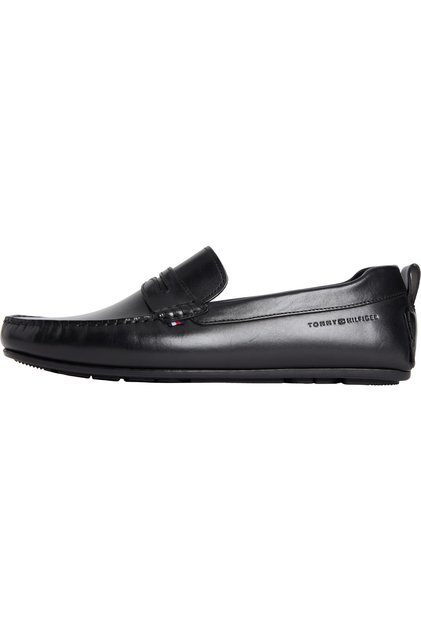 Core Leather Driver Black Men's Shoes