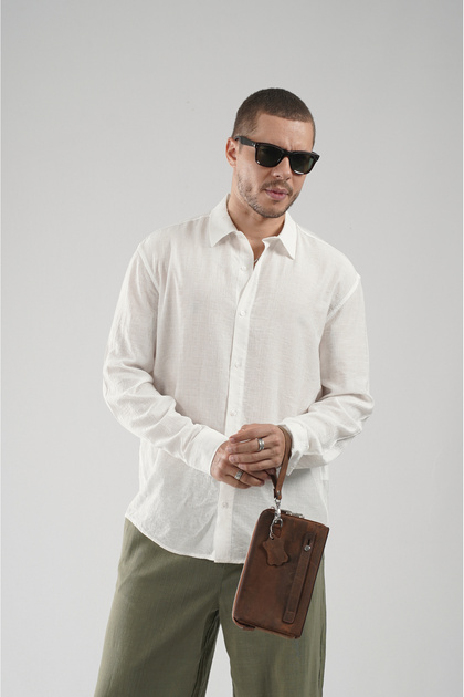 Trend Biz Regular Fit Stripe Patterned Men's Shirt
