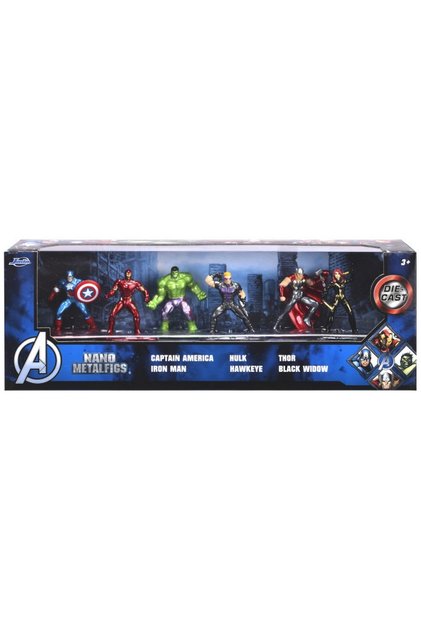 Jada Marvel Avengers Nano 6'lı Diorama Figür Paketi