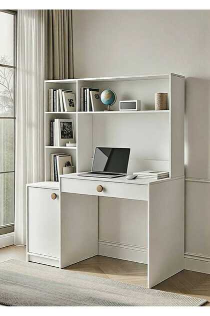 %100 MDF ÇEKMECELİ KAPAKLI ÇALIŞMA MASASI