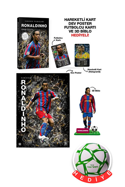 275★サッカー★ronaldinho★prostars★フィギュア Parodi Yayınları Ronaldınho Sahanın Yıldızları (Kart - Biblo