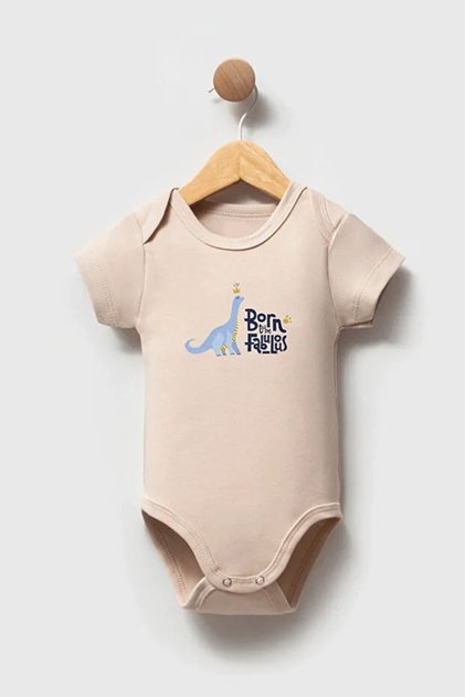 100% Cotton Baby Bodysuit - Born to Fabulous Bodysuit - Baby Bodysuit Badi - Written Bodysuit