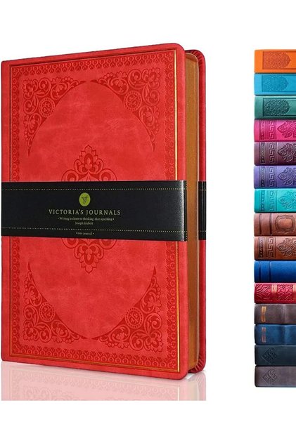 Vintage Old Book Notebook 14X20 Cm. 80g. 128 Sheets. Lined.