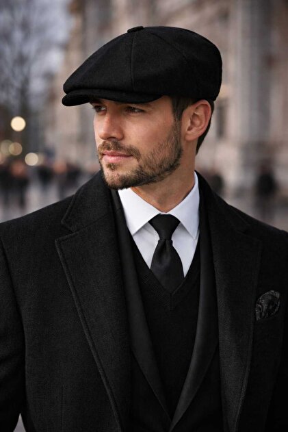Ανδρικό χειμερινό καπέλο βρετανικού στυλ Peaky Blinders Newsboy Trend 8 τεμαχίων