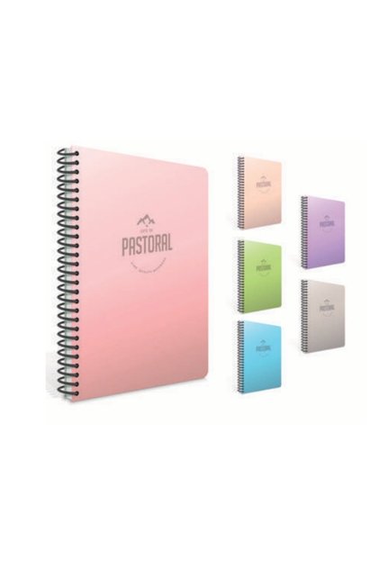 Pastoral A4 200 Sheets Checkered Spiral Pp Cover