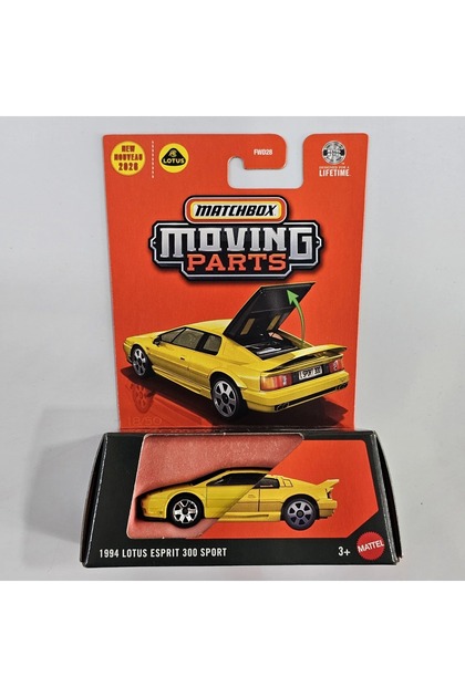 HOT WHEELS Matchbox Moving Parts 1994 Lotus Esprit 300 Sport 1:64