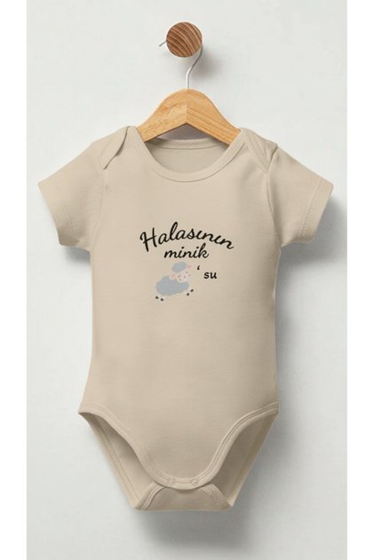 100% Cotton Baby Bodysuit - Aunt's Little Lamb Bodysuit - Baby Bodysuit Badi - Lettered Bodysuit