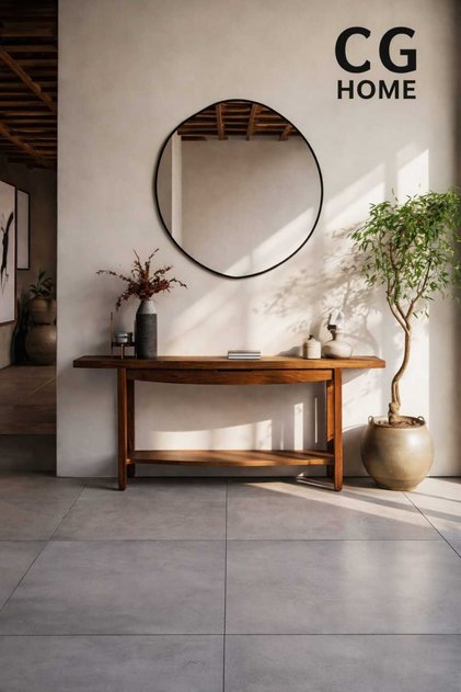 Arya Asimetrik Çerçeveli Ayna | Modern Dekoratif Salon, Antre ve Yatak Odası Duvar Aynası