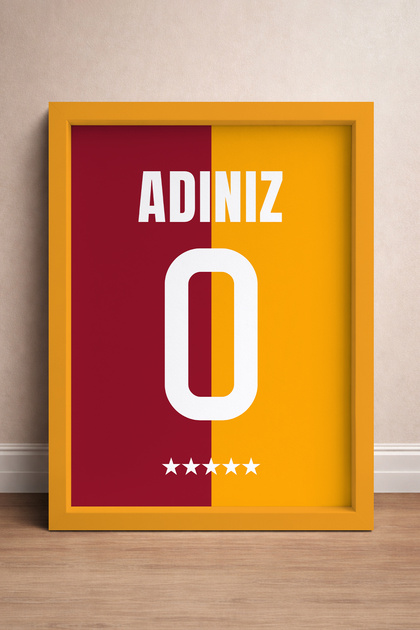 Kişiye Özel Taraftar Tablosu, Çerçeveli Takım Tablosu, Taraftar Posteri, Futbol Tablosu GS103