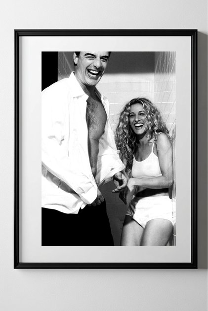 Kağıt Poster - Sex And The City Mr. Big and Carrie