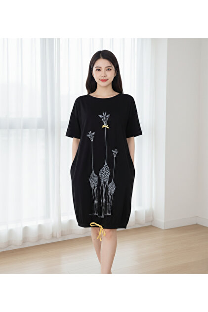 Women's Nightgown Turkish Cotton Stylish Soft and Comfortable Sleepwear Women Luxury Sleepwear S-M-L-Xl Size