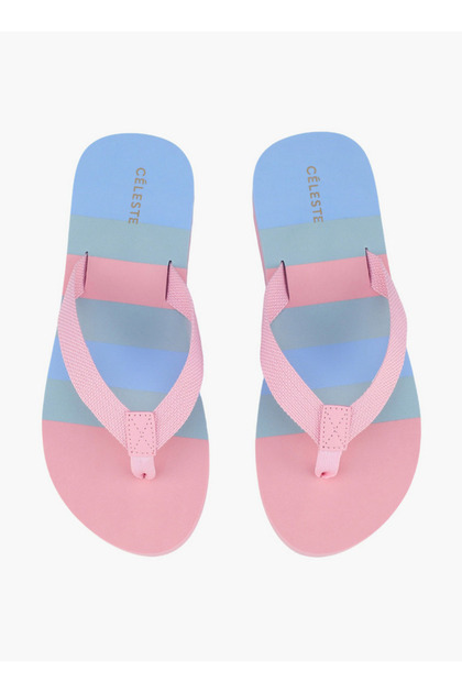 Women Striped Flip-Flops