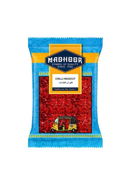 Chilli Headcut Whole Stemless Hot Red Pepper Pods Crunch (100g)
