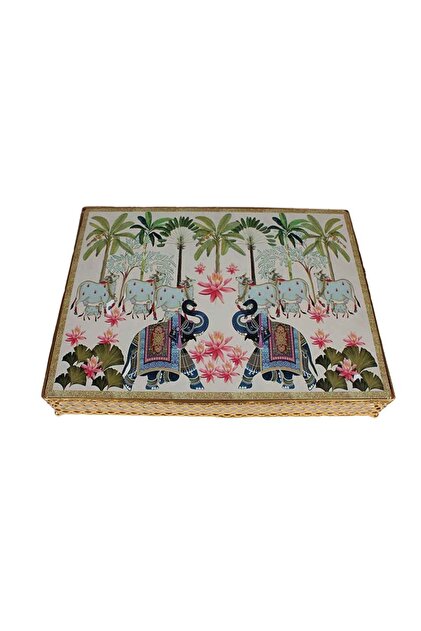 Craft Home Decorative Carved Miniature Wooden Stand Patla