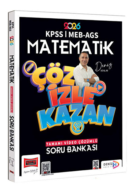 Yargı Yayınları 2026 KPSS MEB-AGS Matematik Çöz İzle Kazan Tamamı
