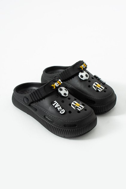 Children/Baby Fan Football Theme Non-Slip Sea Pool Nursery Sandals Slippers with Back Strap