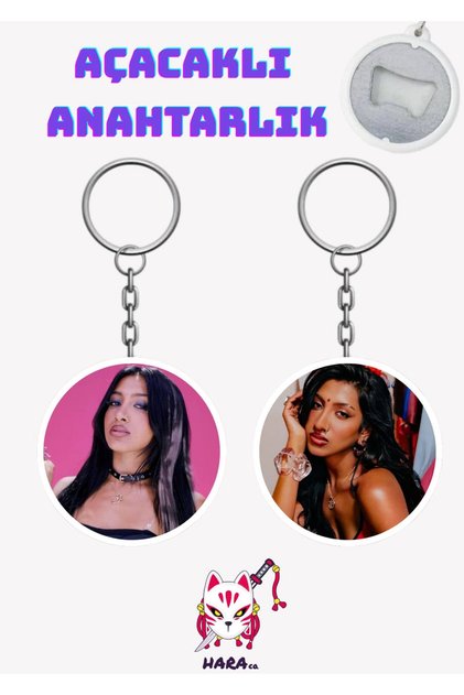 Katseye Lara Rajagopalan Keychain Opener Set