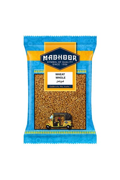 Wheat Whole Raw High Fiber Unmilled Flatbread Grain Pouch (500g)