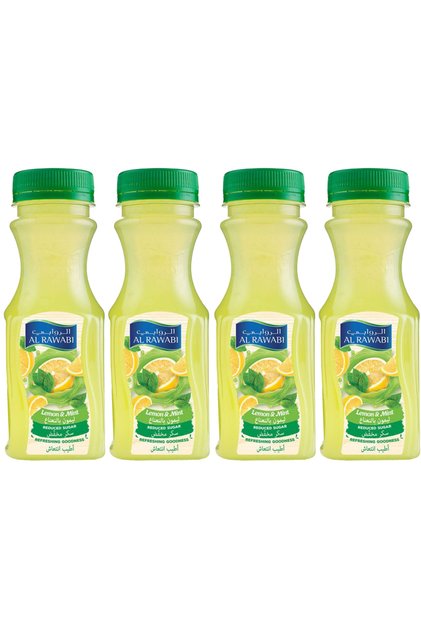 Refreshing Zesty Lemon & Garden Mint Fruit Juice Boxes (4 x 200ml)