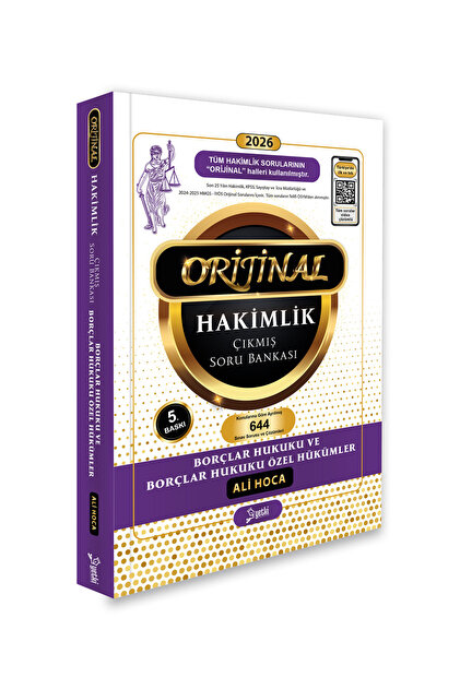Yetki Yayıncılık 2025 ORİJİNAL CEZA HUKUKU GENEL HÜKÜMLER ÇIKMIŞ