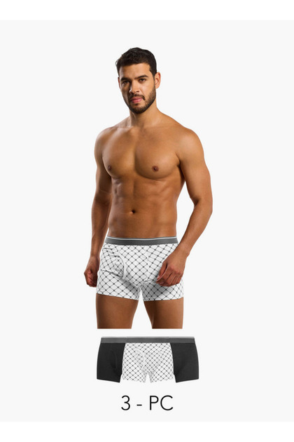 Men Assorted Hipster Trunks - Pack of 3