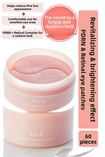 Pdrn Retinal Eye Patch Glow Jelly 60 Pieces – Anti-Under-Eye Dark Circles and Puffiness Gel Patch