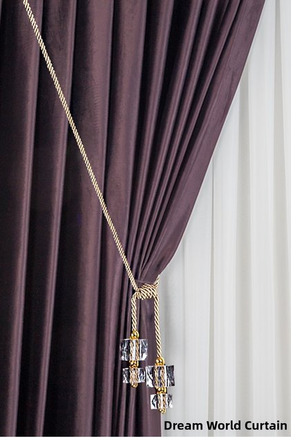Ceiling Tieback with Cornice Attachment Custom Made Decorative Curtain Tieback Braçol Curtain Accessory