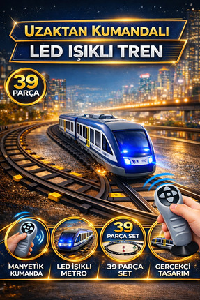 HAK İŞ OYUNCAK Track City Tren Seti – 161 Parça – Hareketli