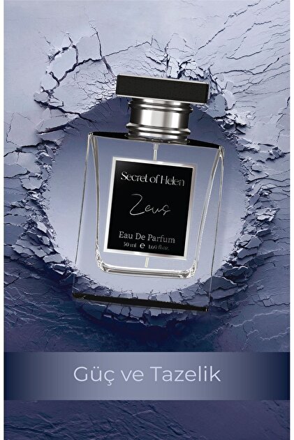 Secret of Helen Zeus EDP Erkek Parfüm, Odunsu-Aromatik,Sedir