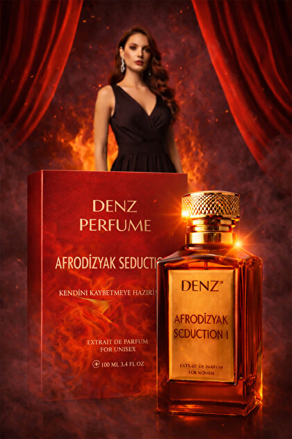 DENZ SEDUCTION AFRO ETKİLİ KADIN PARFÜM AMBER MİSK SANDAL GERÇEK