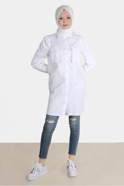 Boydan Buttoned Pocketed Tunic 42639