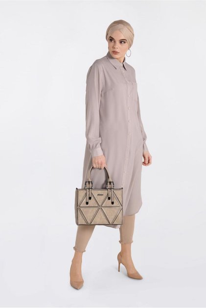 Pocket Detail Buttoned Tunic 4397