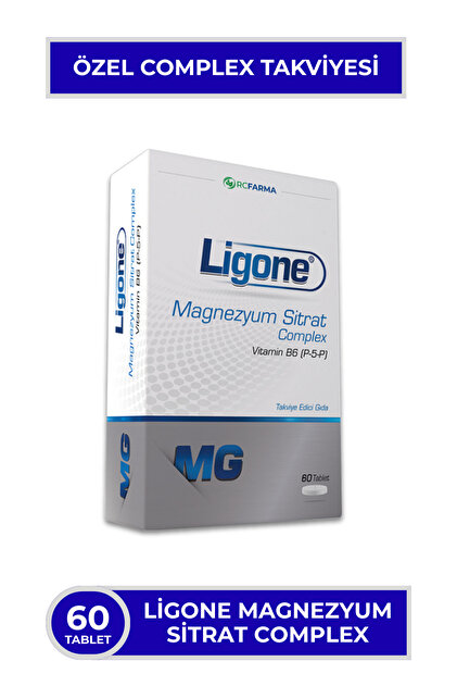 Magnezyum Sitrat Complex 60 Tablet | Magnezyum Sitrat Tablet Mineral Takviyesi
