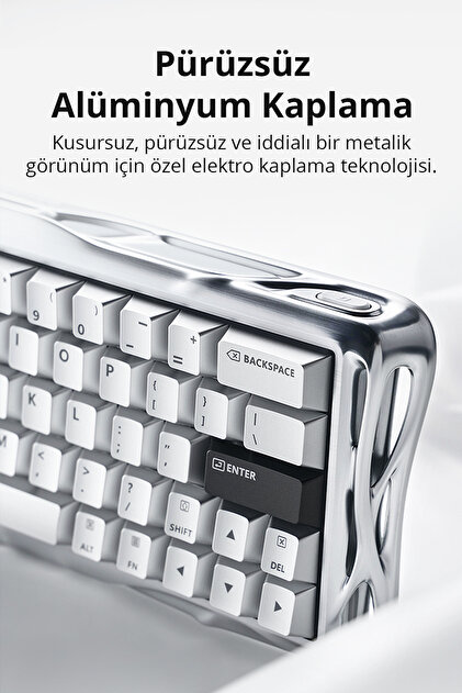 Gravastar Mercury V60 Pro HE 8kHz Kablolu Manyetik Klavye,XPro 32K