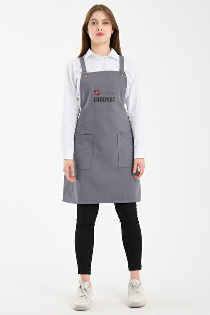 Quicksteps Professional Omuz Askılı Önlük Barista & Servis 7/7