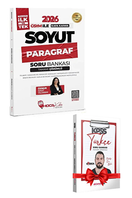 hoca kafası yayınları Öznur Saat Yıldırım 2026 Soyut Paragraf Soru